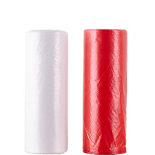 潮洁 加厚一次性桌布台布 圆方餐桌台布家用塑料薄膜布 白色2.0x2.0米(15张)