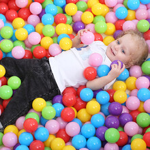欧培（OPEN） 玩具加厚海洋球 波波球宝宝塑料球 儿童玩具球彩色球 六一儿童节礼物 50个装