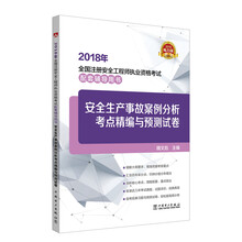 备考2019 注册安全工程师2018 官方指定教材辅导用书 安全