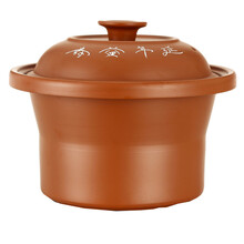 炖锅蒸锅隔水炖炖汤煮汤煲汤熬汤隔水炖盅 燕窝炖盅 洋参炖盅 虫草炖盅紫砂陶瓷炖盅炖盅 6升红紫砂炖盅