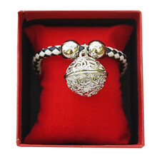 【发顺丰】猫铃铛曼斯特狗狗铃铛 宠物项链泰迪比熊猫咪项圈铃铛饰品宫铃 花千骨同款宫铃 黑白条纹