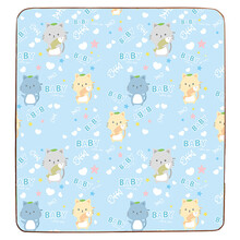 zak! 爬行垫野餐垫双面XPE整张宝宝爬行垫加厚婴儿童家用泡沫地垫子整张客厅 BABY猫200*180*2.0cm