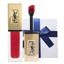 圣罗兰（YSL）丝绒哑光雾面唇釉唇彩唇蜜口红 12#红色部落