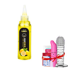 独爱可食用舔食水果味口吹液人体润滑油剂女用男用液夫妻房事情趣性用品 柠檬味++8大豪礼