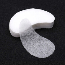 欧凯曼蚕丝眼膜纸90片一次性纸膜超薄补水U型眼膜贴膜 月牙型-90片