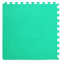 子依 无味EVA十字纹泡沫地垫 儿童拼接防滑防摔彩色垫子 家用客厅卧室宝宝学步爬行垫 绿色 60*60*1.2cm(1片价)