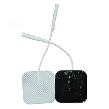 诺威娜 粘性电极片无纺布贴片(中频治疗仪经络通理疗仪专用) 4x4cm 十对 2.0mm口径