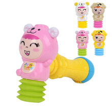 逗乐变幻锤 益智玩具变幻锤子宝宝打地鼠玩具音乐益智电动1-2周岁六到九个月767 小猪捶捶乐(颜色随机)