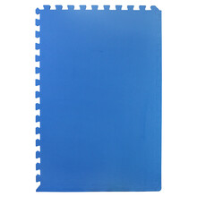 明德拼接泡沫地垫泡沫板EVA宝宝爬行垫老人防滑垫幼儿园游乐场健身馆地垫十字纹加大加厚拼接垫子 蓝色 60*90*2.5cm4片/包