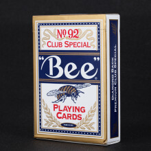 Bee小蜜蜂扑克牌美国原装进口扑克纸牌No.92 宽版扑克牌 蓝色（1副）