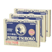 日本直邮Nichiban大判 Roihi Tsuboko老人头穴位贴药 普通款(穴位贴)156枚*3盒