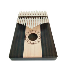 百灵鸟（Larkyueqi）拇指琴成人儿童乐器卡林巴琴非洲手指琴 拇指琴乐器kalimba 17键玫瑰枫木三拼