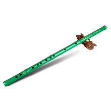 玉屏箫笛 紫竹一节笛子 绿色 玉屏笛 笛子 乐器 定制款 姚茂顺制 G调(初学常用)