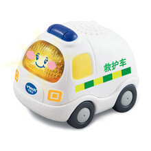 伟易达（VTech）神奇轨道车救护车 玩具男孩玩具声光音乐宝宝手推滑行小车1-5岁