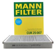 超市	
曼牌(MANNFILTER)活性炭空调滤清器/空调滤芯CUK25007适用于新福克斯/福睿斯/翼虎/沃尔沃V40