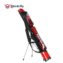 任鸟飞（Rbirdsfly） 渔具包 1.25米防水鱼竿包双层钓鱼包鱼具包杆包鱼包 带支架 RBF003 红色
