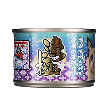 渔极ak猫罐头 成幼猫湿粮宠物进口罐头 猫咪猫粮鱼肉主食罐头 AK05金枪鱼鲭鱼160g单罐