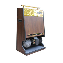 新亮点（NewPoint） 全自动擦鞋机宾馆公司大堂酒店擦鞋机公用擦鞋机立式擦鞋开专票 木纹自动擦鞋机M1(单电机)