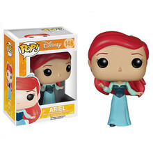 FUNKO POP 迪士尼公仔手办 美女与野兽摆件玩偶模型玩具 生日礼物 创意礼品 小美人鱼