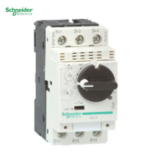 施耐德 TeSys热磁式电动机断路器，旋钮控制，整定电流0.16-0.25A；GV2P02