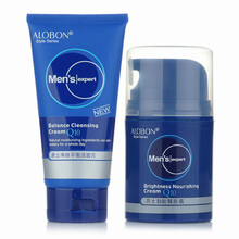 雅邦 Q10男士护肤化妆品保湿补水护肤品 净肤洁面膏+劲能醒肤霜