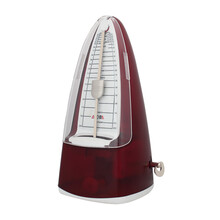 阿诺玛机械节拍器钢琴吉他二胡古筝小提琴节拍器架子鼓节奏器打拍器通用 【AM-706】透明红