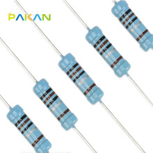 PAKAN 2W金属膜电阻 1%精度 欧姆 五色环  电阻器2W 1R  (10只)