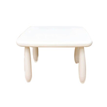 loveforever加厚儿童塑料桌椅 幼儿园学习桌椅 宝宝游戏餐桌椅玩具桌 加厚长方桌白色桌价