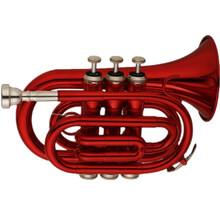 beiduofen小号手掌号 铜管乐器 口袋号 红色烤漆 .