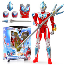 万代（BANDAI）奥特曼玩具变身器套装男孩儿童赛罗迪迦捷德奥特超人战士对战怪兽集合奥特战士套装玩具 银河奥特曼全武装套装89238-2