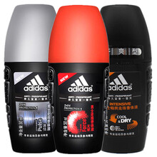 阿迪达斯（Adidas） 男士女士走珠香体液50ml香水香体滚珠 冰点征服清新跃动喜欢的味道 男士激丶情+天赋+劲酷