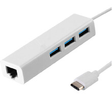 久宇 苹果MacBook以太网 网线转接头Type-c转USB转换器12英寸笔记本 白色-转2.0usb以太网转接线