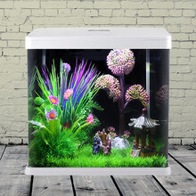 SEASTAR海星生态智控多色LED小鱼缸金鱼缸迷你缸桌面水族箱玻璃水族箱 HX390F标配（备注颜色）