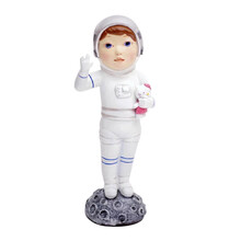 墨斗鱼 庄凯凯雕塑《对话宇宙的女孩》家居饰品客厅人物装饰品手工艺术品摆件 办公桌摆件 生日礼物