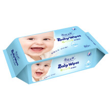 幸福未来 婴儿手口柔湿巾 80片启封装 新生儿纸巾 儿童宝宝湿巾