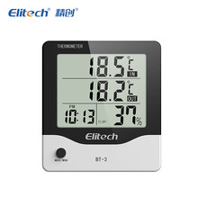 精创（elitech） 精创BT-3电子温湿度计高精度工业家用室内室外温度计带探头闹钟 BT-3