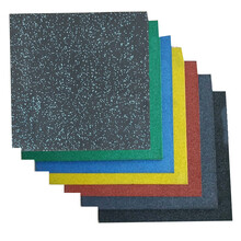 loveforever幼儿园橡胶地垫户外环保防滑垫减震跑道广场健身房游乐场塑胶地 墨绿色100*100*3.0cm