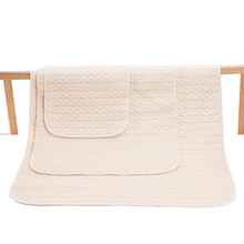 子初 子初 婴儿隔尿垫可洗式四层加厚防水透气护理垫宝宝彩棉尿垫双面用  1条装 (68*100cm)婴儿床/爬行垫适用