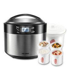 天际（TONZE） 隔水炖不锈钢电炖锅电炖盅煮粥煲汤3.5L一锅五胆DGD35-35EWG 3.5L 一锅五胆