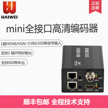 海威视界 H3418 高清视频直播编码器H.264推流HDMI+SDI mini全接口网络直播 H.264版本
