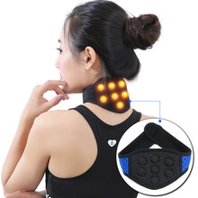 迈瑞康健（Mr.health） 护颈椎脖套自发热套脖春夏护颈带家用颈托脖子颈椎保暖热敷四季 蓝黑色 均码