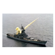 小号手大战舰模型1:350拼装模型俾斯麦蒂尔俾茨新泽西密苏里80604英王乔治5世80605成人组装 小号手1：350大号新泽西号战列舰