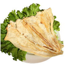 即食海味烤鱼片鳕鱼片500g鱼干片零食干货休闲零食山东特产小吃 香辣味500g