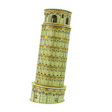 世界名建筑模型纸板3d立体拼图 儿童益智创意diy拼装拼插玩具批发 9比萨斜塔