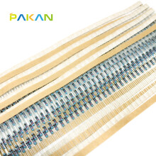 PAKAN 470R 1/6W金属膜电阻 1% 五色环 470欧 电阻器 编带装(100只)