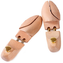 实木荷木鞋撑子鞋栓鞋楦扩鞋器 可调节 皮鞋子定型防皱不变形 41-42码