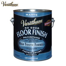 RUST-OLEUM美国原装进口水晶透明地板漆实木地板漆水性环保高硬度木器漆清漆室内 1加仑平光