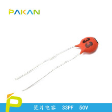 PAKAN 直插电容 瓷片电容 瓷介电容 33PF/50V  (20只)