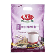 greenmax马玉山 台湾原装进口紫山药黑米仁12×30g 黑营养 低温研磨