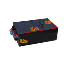 维诺亚适用于踏板电动车电池盒48v12ah脚踩电瓶外壳都市艾玛通用款 精品加厚4812电池盒